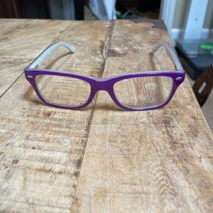 RayBan girls purple eyeglasses